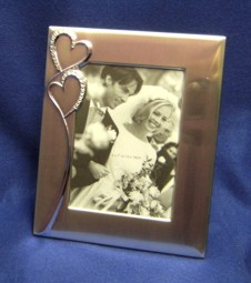 WED004 Hearts Photo Frame 5 x 7